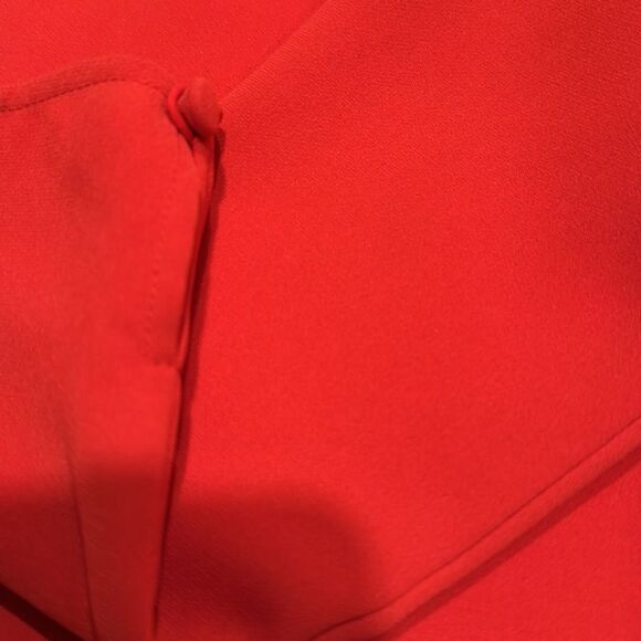 Lafayette 148 New York Red Boxy Blouse - Picture 8 of 8